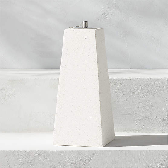 Olli Terrazzo White Outdoor Oil Lamp Small