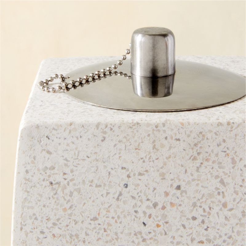 Ollie Terrazzo White Outdoor Oil Lamp Extra Large - image 3 of 5