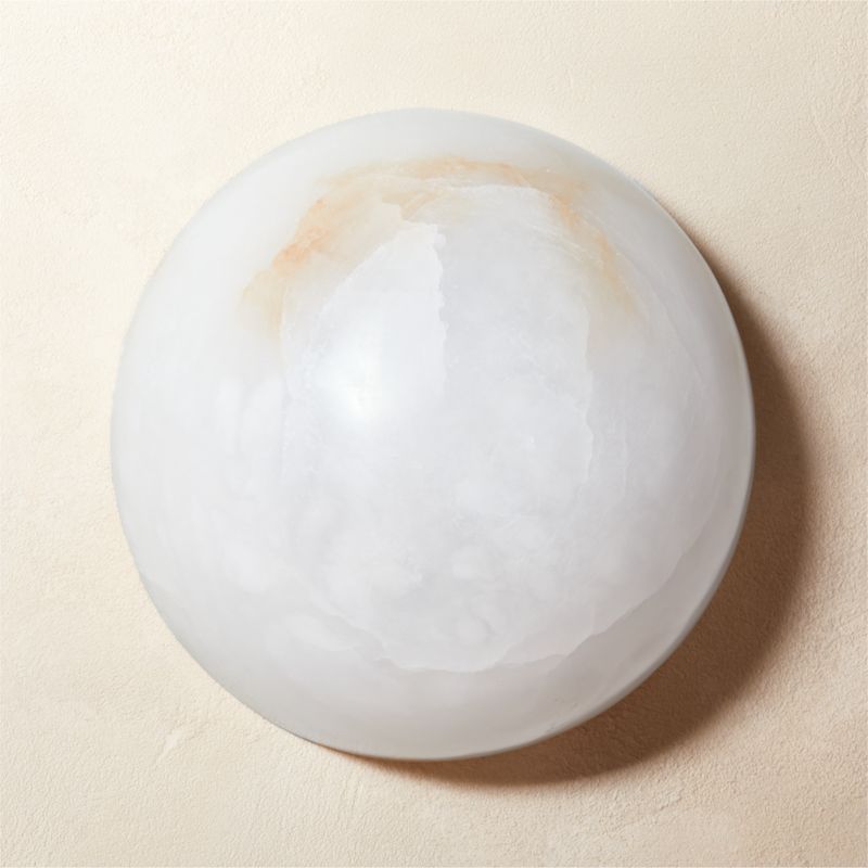 Ollina Indoor/Outdoor Alabaster Wall Sconce 10" - image 2 of 8