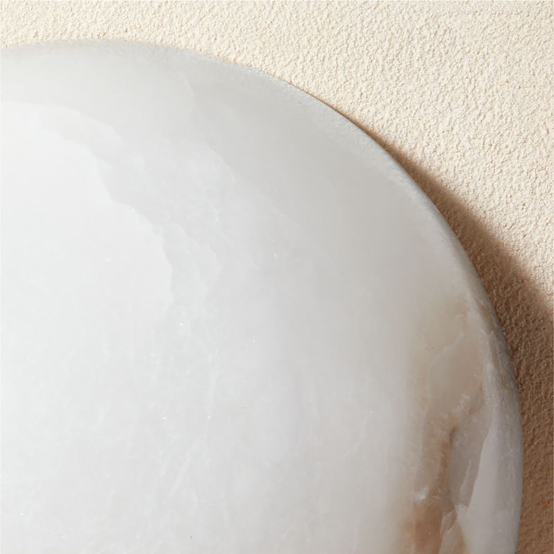 Ollina Indoor/Outdoor Alabaster Wall Sconce 6" - image 3 of 5