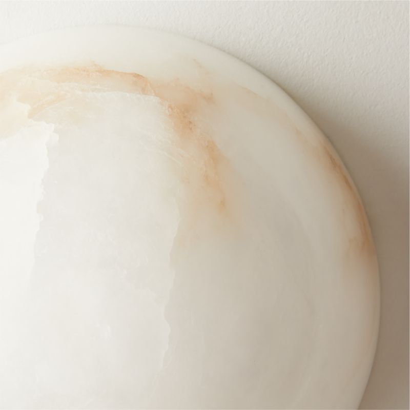 Ollina Indoor/Outdoor Alabaster Wall Sconce 10" - image 3 of 8