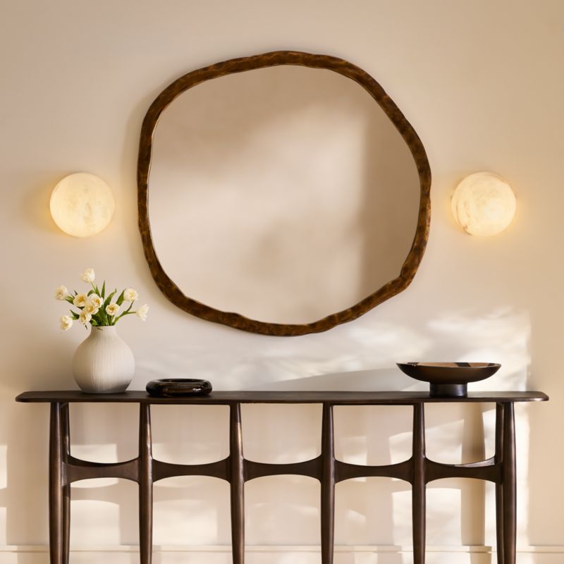 Ollina Indoor/Outdoor Alabaster Wall Sconce 10" - image 2 of 9