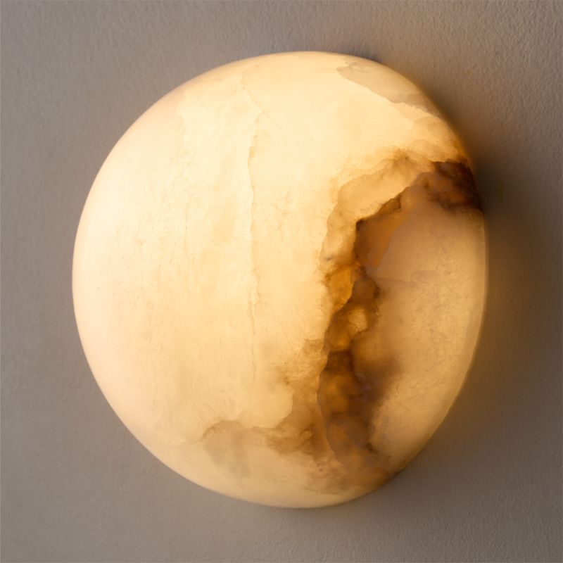 Ollina Indoor/Outdoor Alabaster Wall Sconce 6" - image 3 of 5