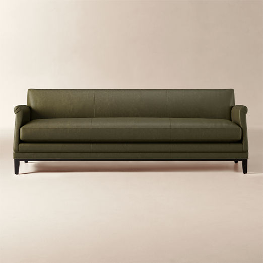 Olson 78" Leather Sofa