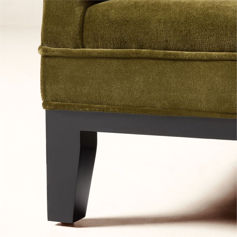 Olson Olive Green Velvet Accent Chair - image 9 of 10