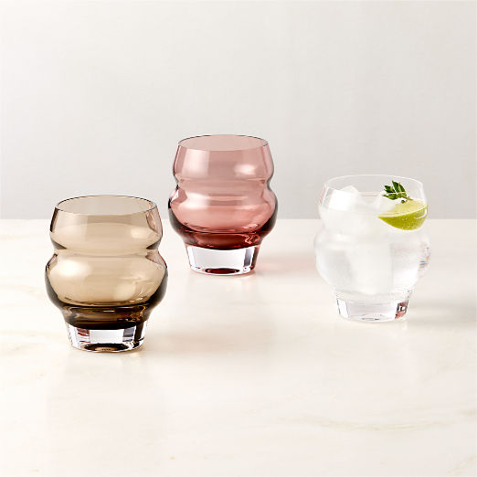 Omari Clear Double Old-Fashioned Glass