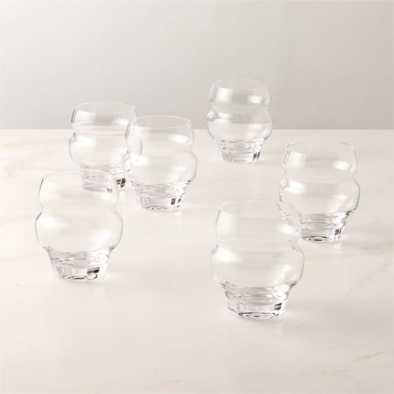 Omari Clear Double Old-Fashioned Glasses Set of 6 - image 1 of 3