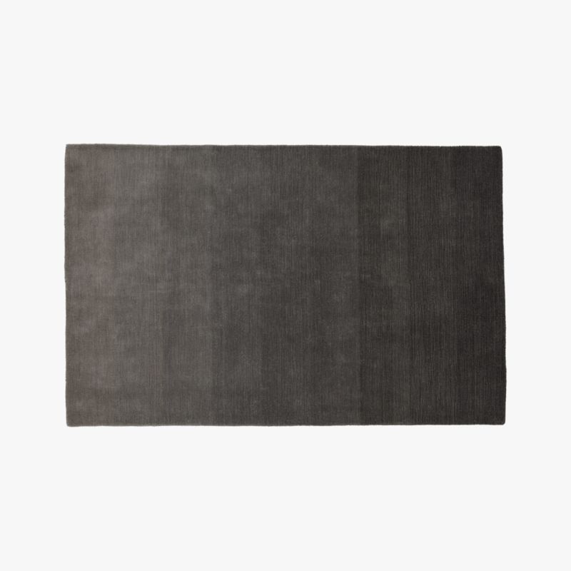 Modern Grey Rugs Cb2 Ombre Grey Rug 5 X8