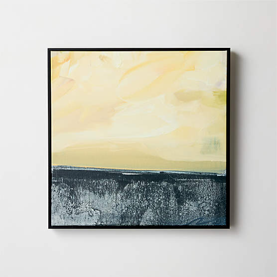 'Ominous Sky' Framed Wall Art by Ruth Shively 25"X25"