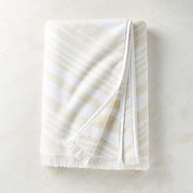 CB2 - April Catalog 2021 - Lena Black and White Hand Towel