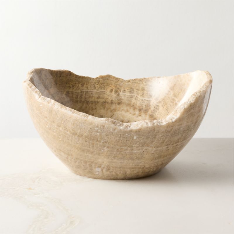 Onyx Raw Edge Stone Bowl - image 3 of 14