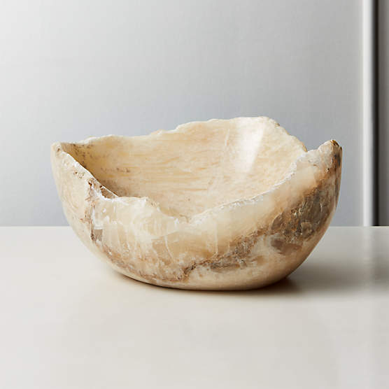 Onyx Raw Edge Stone Bowl