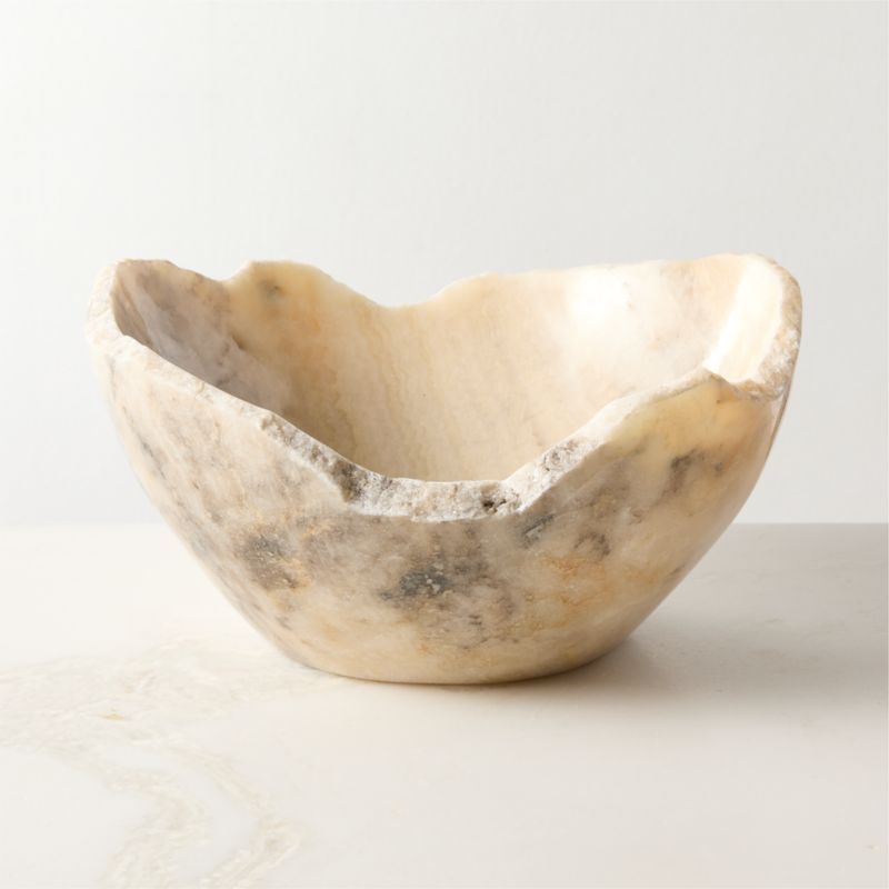 Onyx Raw Edge Stone Bowl - image 0 of 14