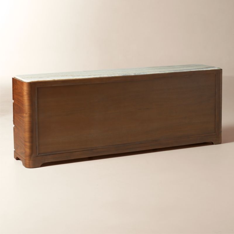 Rio 90" Onyx and Walnut 9-Drawer Dresser - image 4 of 8