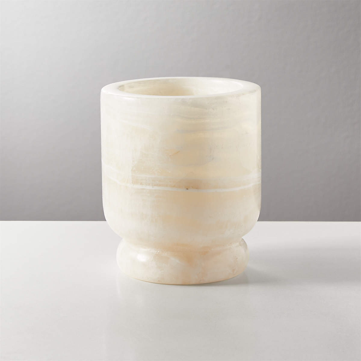 Onyx Modern Votive Candle Holder + Reviews CB2