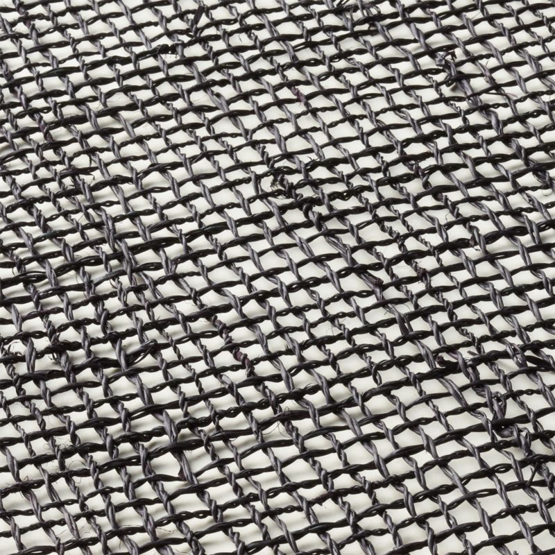 Open Weave Black Woven Placemat - image 3 of 6