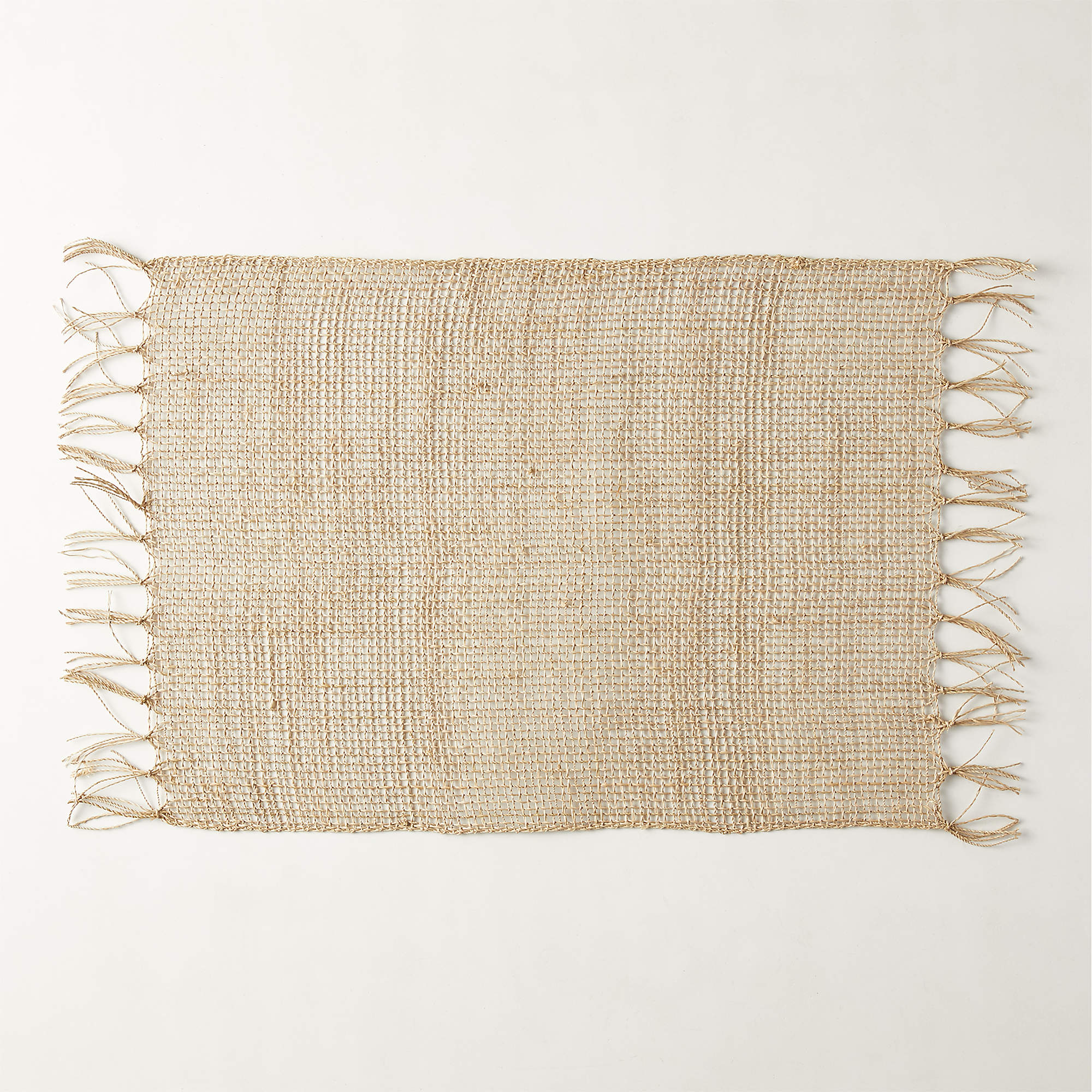 Open Weave Modern Natural Woven Placemat + Reviews | CB2 Canada