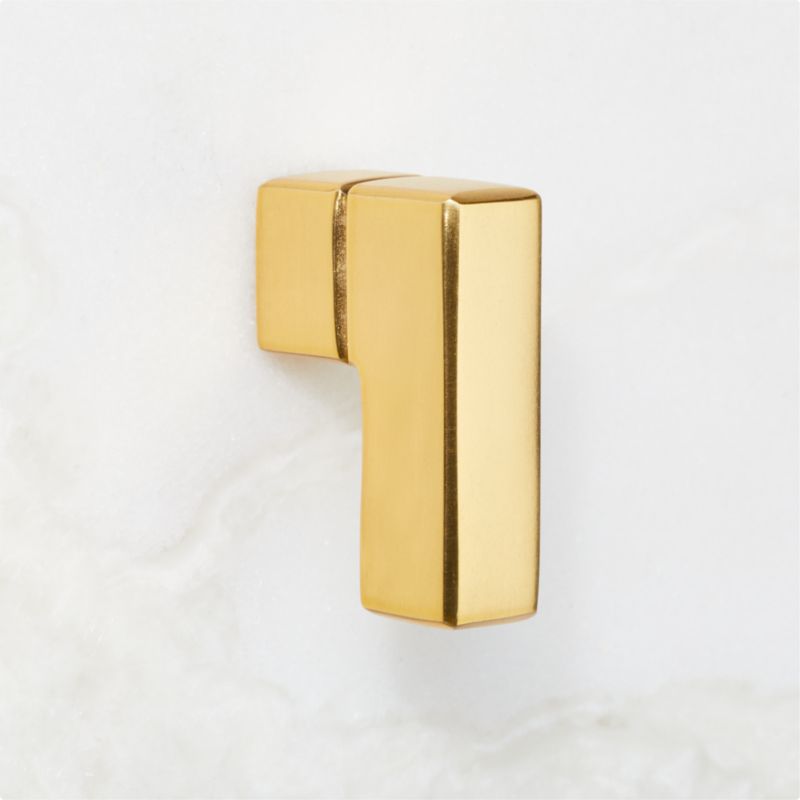 Ophelia Satin Brass Knob - image 1 of 7