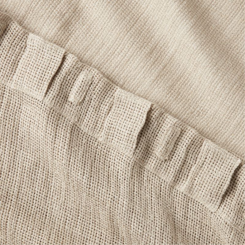 Flax Linen Openweave Window Curtain Panel 48''x84'' - image 4 of 5