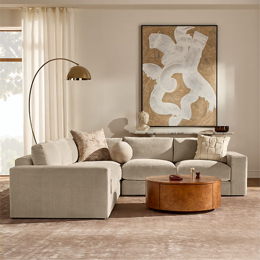 Opulent Textures Throw Pillow Set with Down-Alternative Inserts