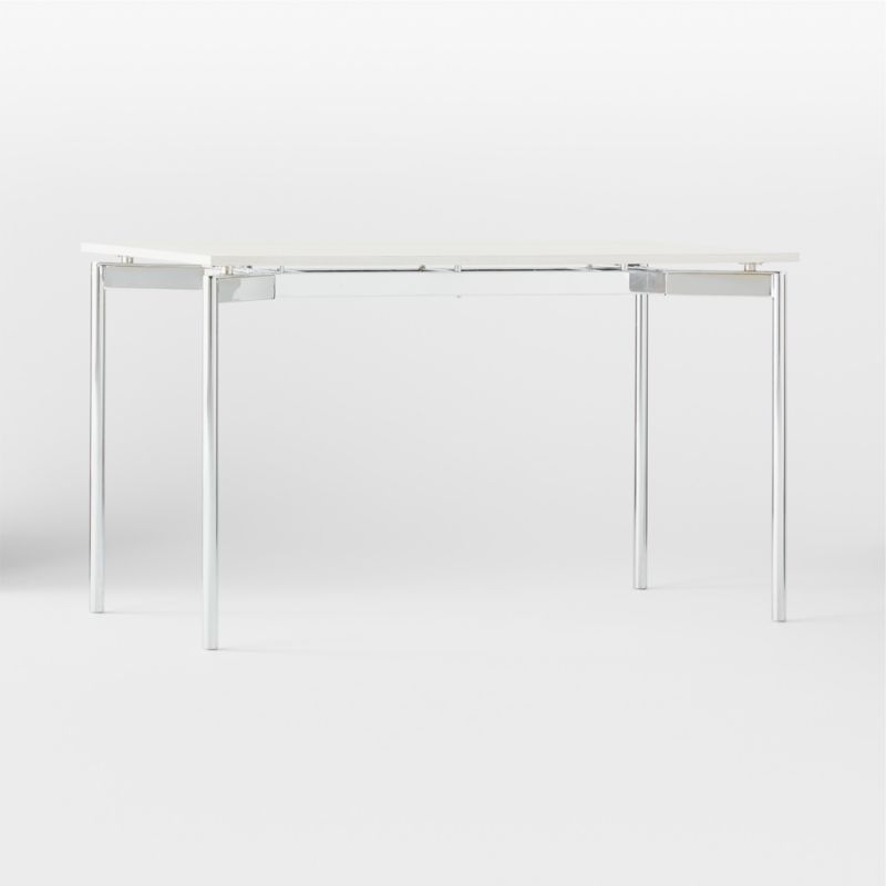 View Oracle Metal Desk with White Wood Top - image 8 of 11
