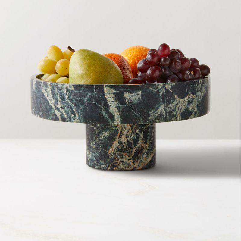 View Orcino Green Marble Fruit Bowl details
