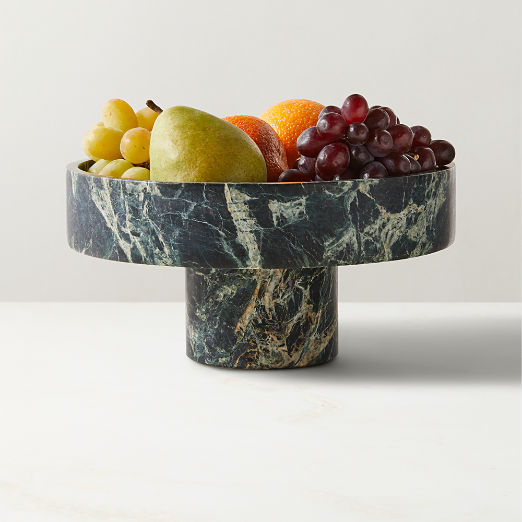 Orcino Green Marble Fruit Bowl