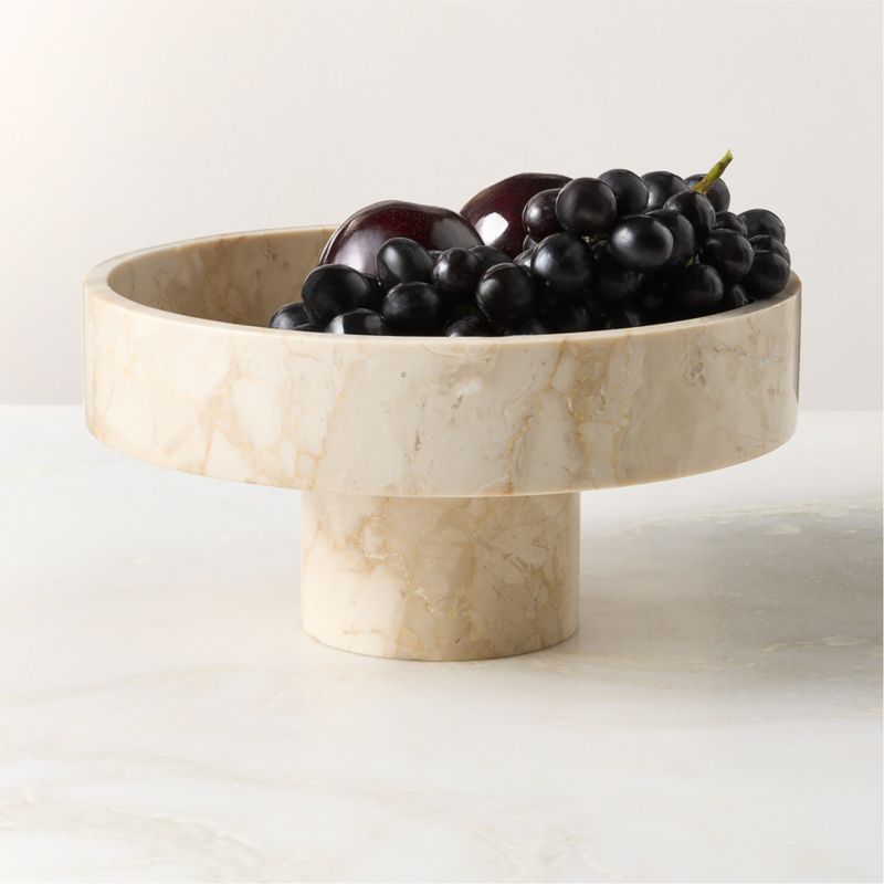 View Orcino Ivory Marble Fruit Bowl details