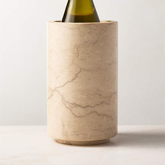 Orcino Ivory Marble Wine Chiller