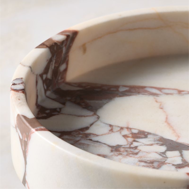 Orcino White Marble Fruit Bowl - image 1 of 5