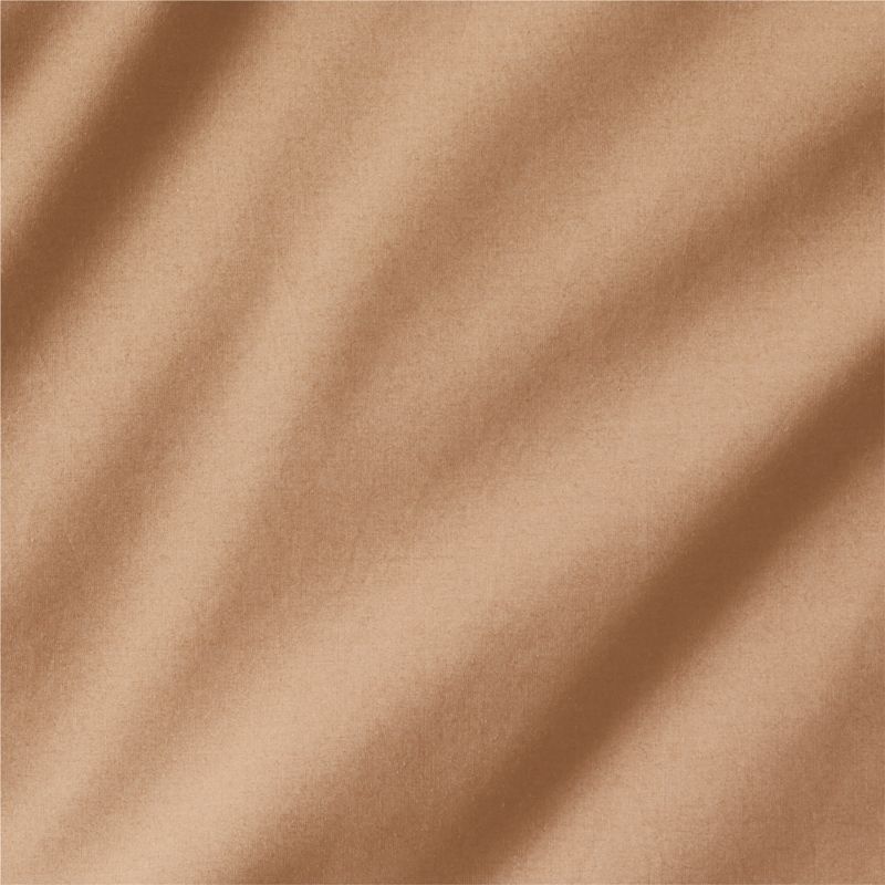 Organic Cotton Percale 400 Thread Count Sepia Queen Sheet Set - image 1 of 2