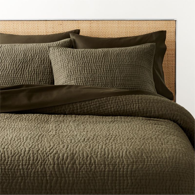 Quilted Pillow Shams  Crate & Barrel Canada