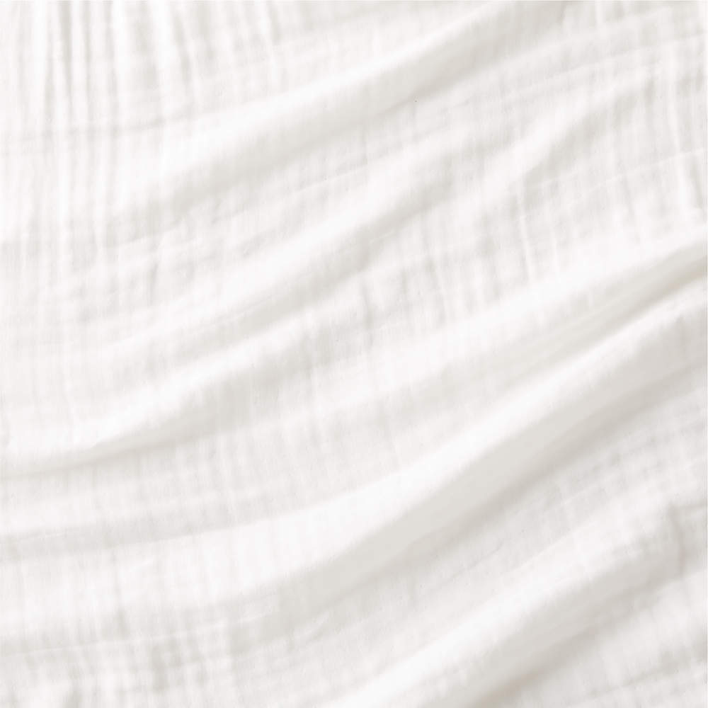 Organic Cotton Gauze White King Sheet Set + Reviews