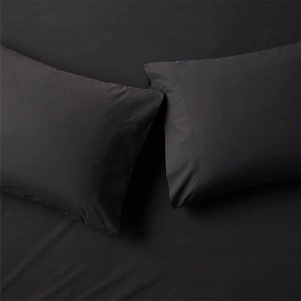 Black 2025 cotton pillowcases