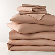 Classic Organic Cotton Sateen 520 Thread Count Dark Taupe Full/Queen Bedding Set