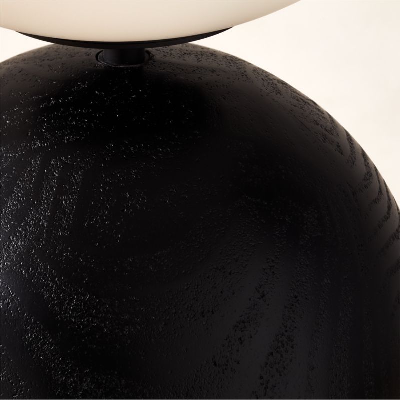 Ori Globe Floor Lamp with Black Wood Base - image 3 of 8