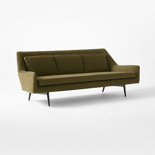 Origami Sofa Model 3147 Hatch Platinum by Paul McCobb