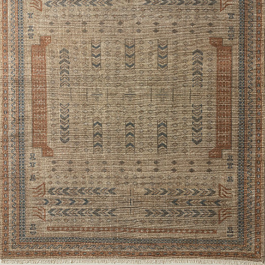 Orin Hand-Knotted Brown Wool Rug Swatch 12"x12"