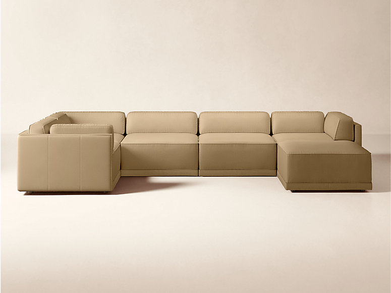 Oriole Leather Sectional Collection