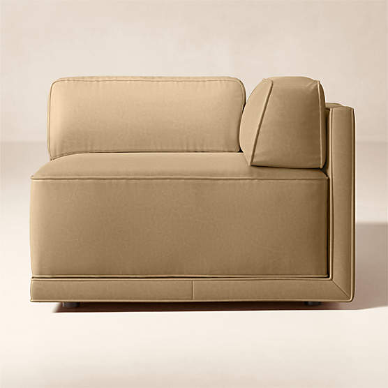 Oriole Leather Corner Chair