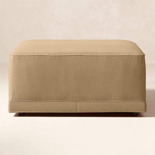 Oriole Leather Ottoman
