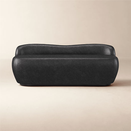 Orleans 62" Leather Bench Bello Black