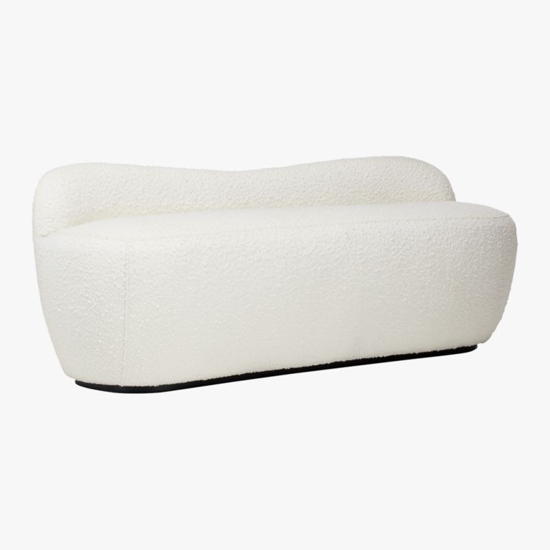 Orleans 62" Warm White Boucle Upholstered Bench - image 7 of 15