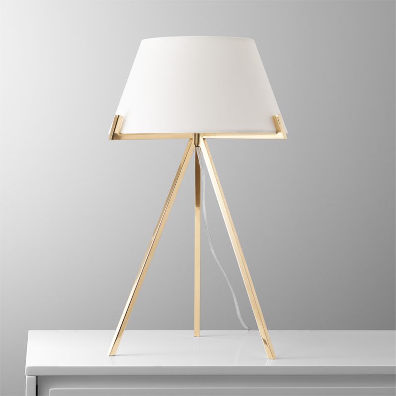 View Ornado Large Polished Brass Table Lamp details