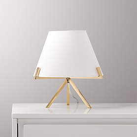 Ornado Modern Polished Brass Floor Lamp II + Reviews | CB2