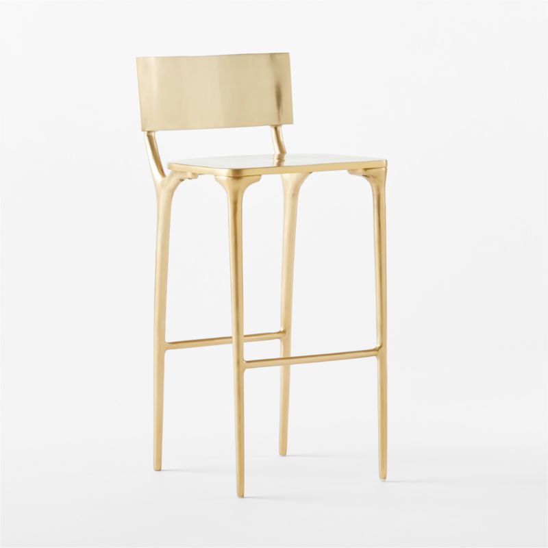 Oro Gold Bar Stool Set of 2 - image 3 of 7