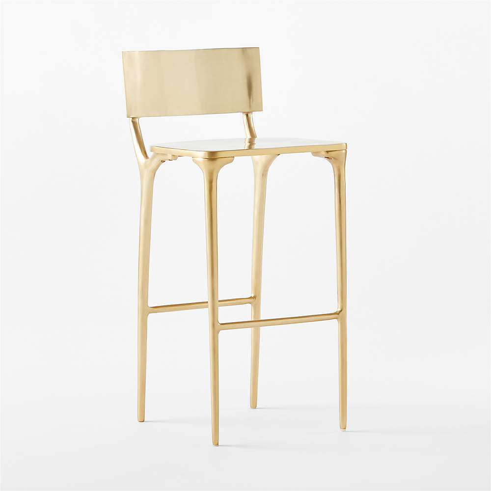 Cb2 gold online bar stools