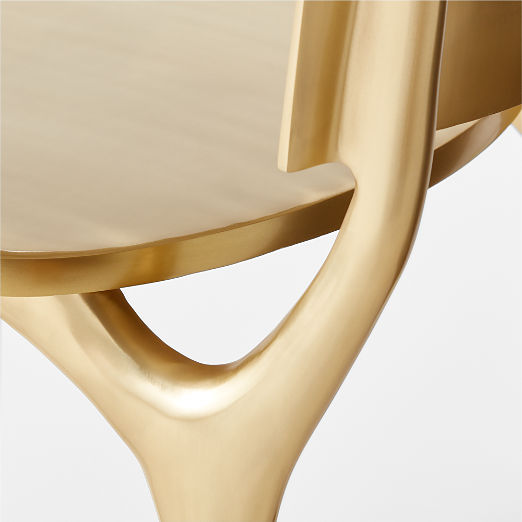 Oro Gold Metal Counter Stool