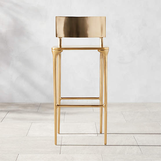 Oro Gold Bar Stool Set of 2