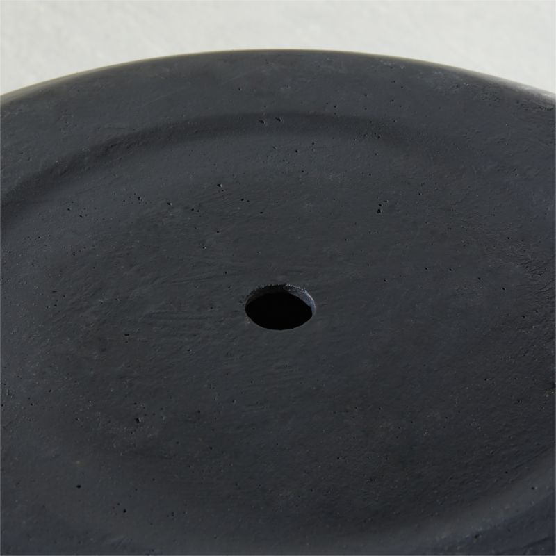 Ortice Round Black Indoor/Outdoor Planter Short - image 5 of 7